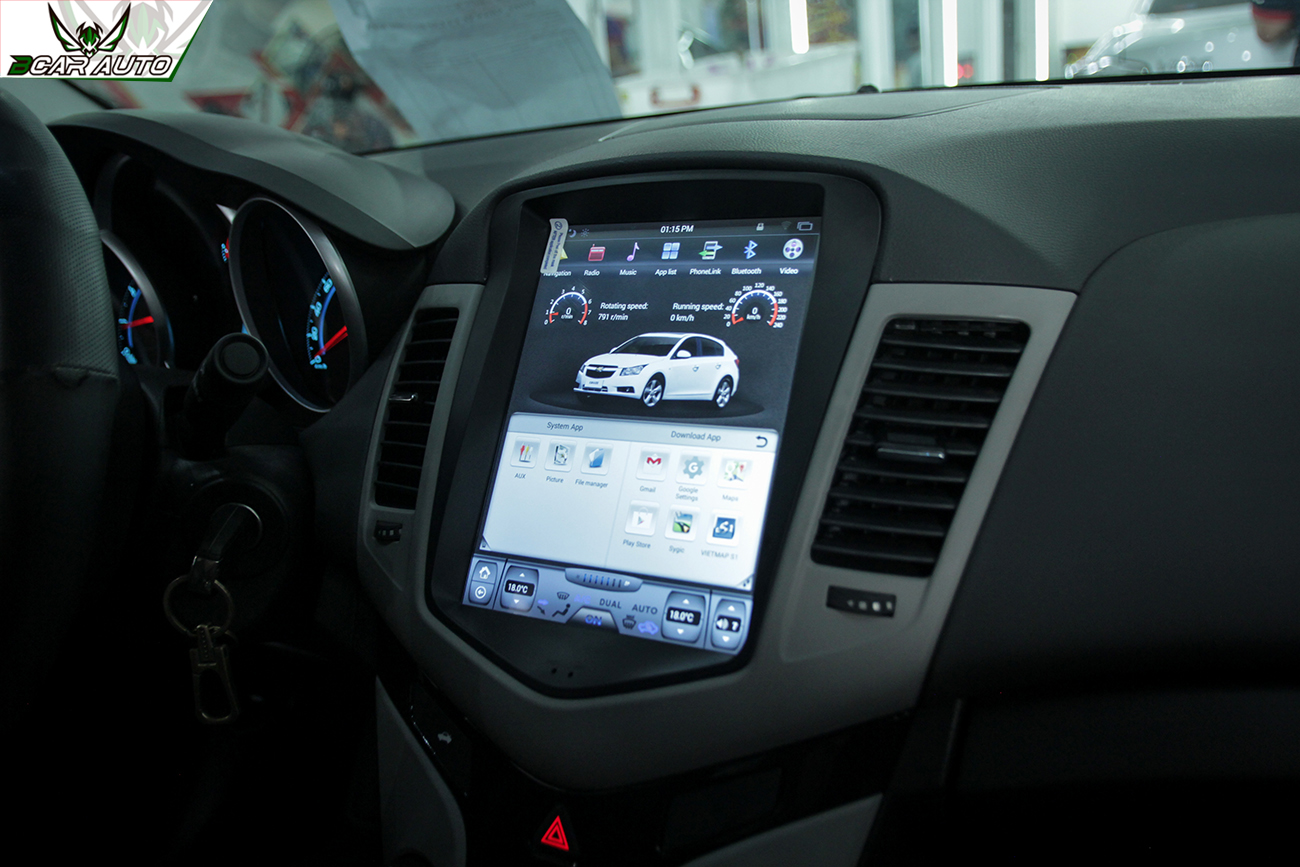 Đầu màn hình DVD Android xe chevrolet cruze được tích hợp nhiều tính năng hấp dẫn